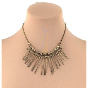 Vintage Choker Necklace Gold Tone